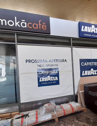Moka Cafè e Lavazza Palermo - insegne luminose